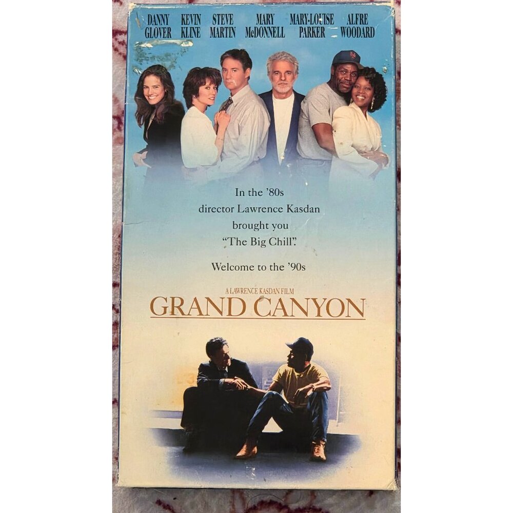 Grand Canyon (VHS, 1992) Kevin Kline Danny Glover Steve Martin Mary McDonnell